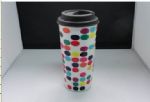 double wall cup with silicone cap